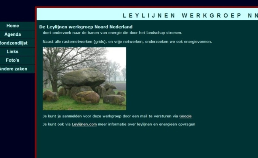 Leylijnen website werkgroep Noord Nederland