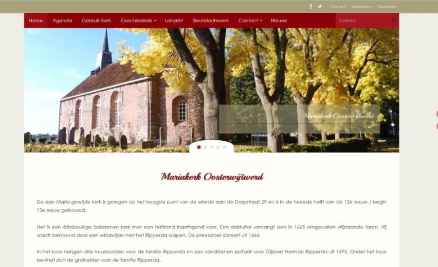Mariakerk-nieuwe website