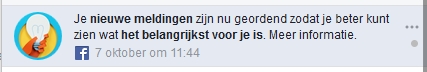 Ordening en Controle door Facebook